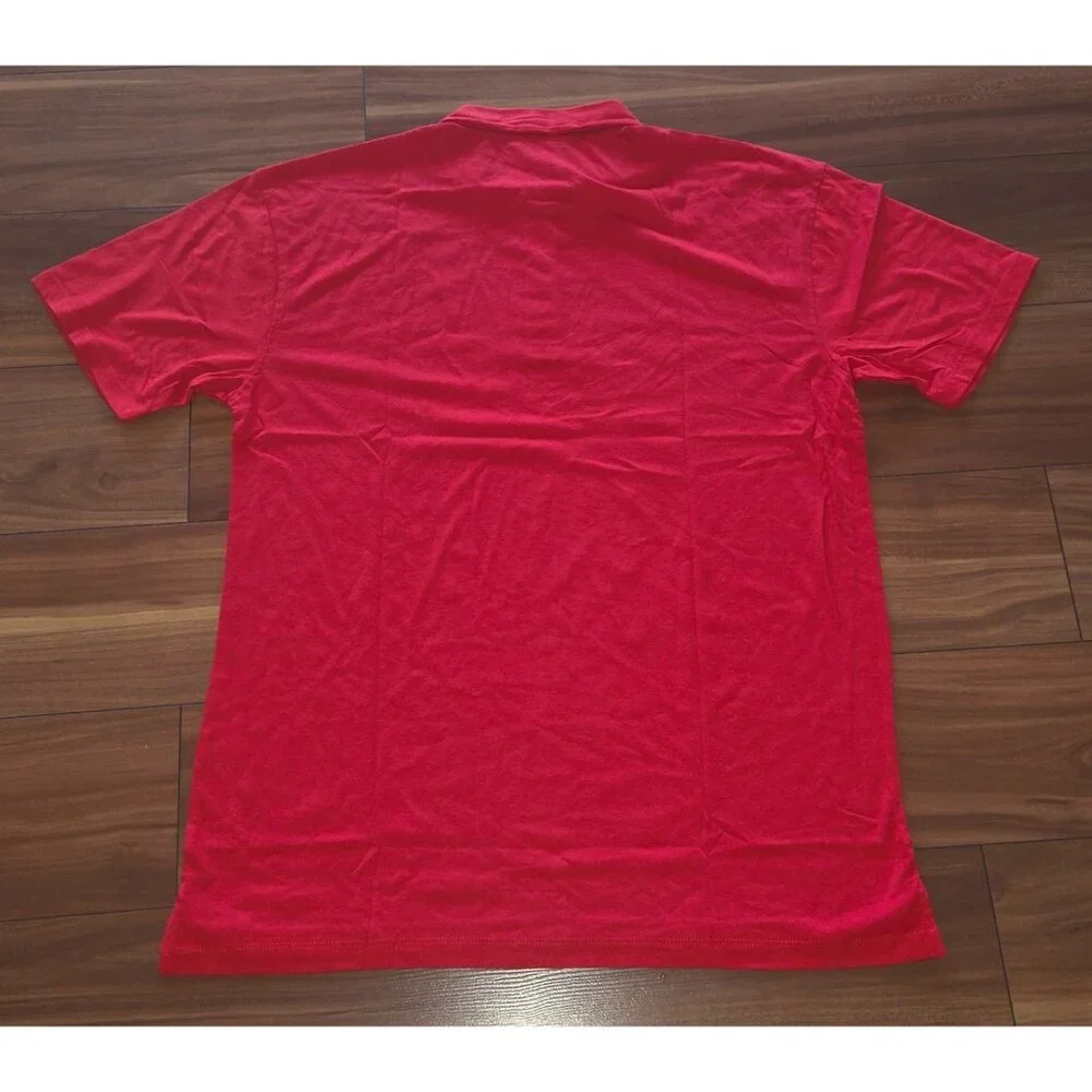 True Classic Red Short Sleeve Polo Shirt Men's Size XL NEW - Picture 4 of 4